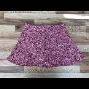 American Eagle flowy flowered skirt